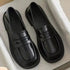 Black Patent Leather Loafers
